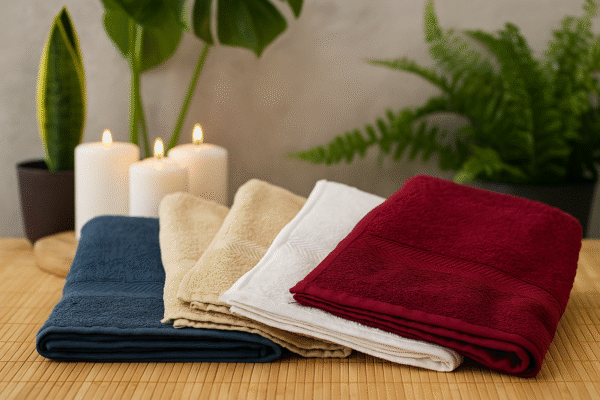 Toalla de rostro 100 % algodón, 400 Gs. x 5 unidades